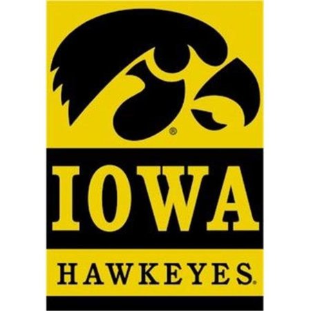 BSI PRODUCTS Bsi Products 96024 2-Sided 28" X 40" Banner W/ Pole Sleeve - Iowa Hawkeyes 96024